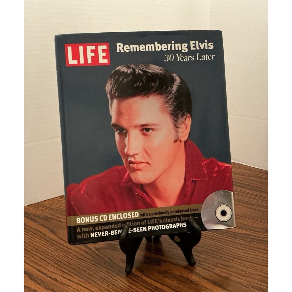 Vintage 2007 Hardcover Book Titled - LIFE:  Remembering Elvis: 30 Years Later